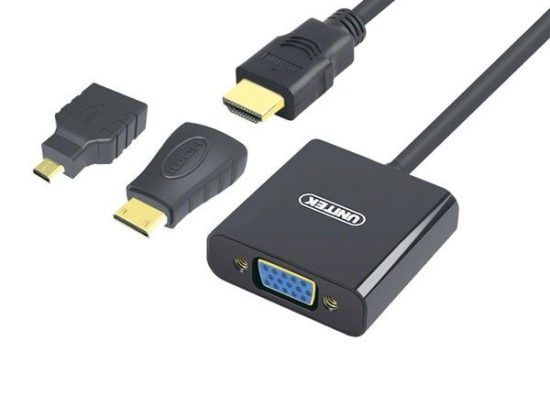 کابل تبدیل Micro/Mini HDMI به VGA یونیتک Y-6355