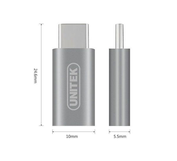 مبدل Type C به میکرو USB یونیتک Y-A027AGY