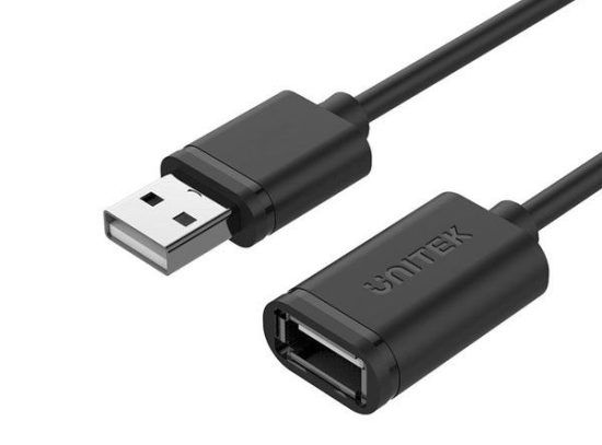 کابل افزایش طول USB 2.0 یونیتک Y-C450GBK