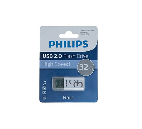 فلش USB 2.0 فیلیپس rain ظرفیت 32 گیگابایت