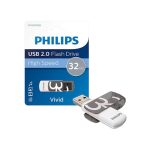 فلش USB 2.0 فیلیپس vivid ظرفیت 32 گیگابایت