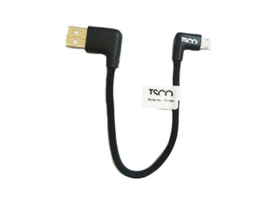 کابل شارژر و تبدیل MicroUSB به USB تسکو مدل TC 59N طول 0.2 متر