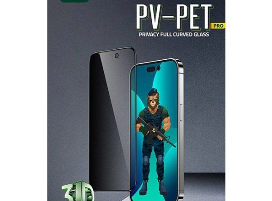 گلس گرین آیفون 14 3D PET Privacy