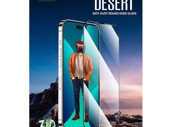 گلس گرین آیفون 3D Desert Round Edge