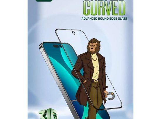 گلس گرین آیفون 14 پرومکس 3D Curved Tempered