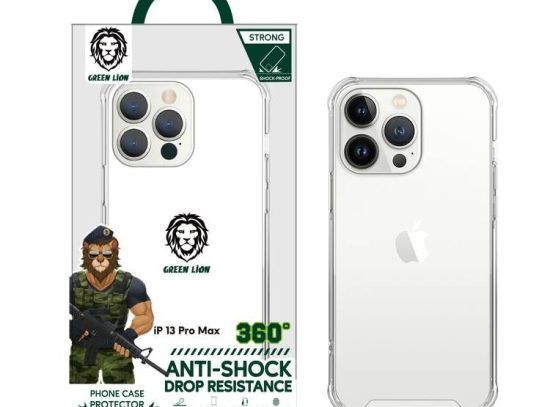 قاب گوشی شفاف مدل Green Anti-Shock برای گوشی iphone13 promax