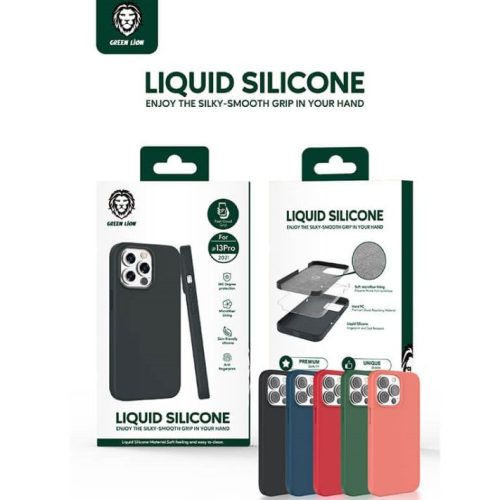 قاب گوشی مدل Green Liquid Silicone برای گوشی iphone13 promax