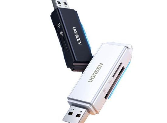 کارت خوان یوگرین USB 3.0 Card Reader For TF/SD مدل CM104