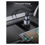 شارژر فندکی USB-A 36W یوگرین مدل CD213 کد 10144