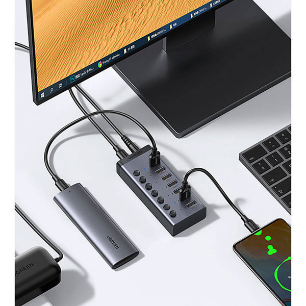 هاب 7 پورت USB 3.0 یوگرین مدل CM481 کد 30778