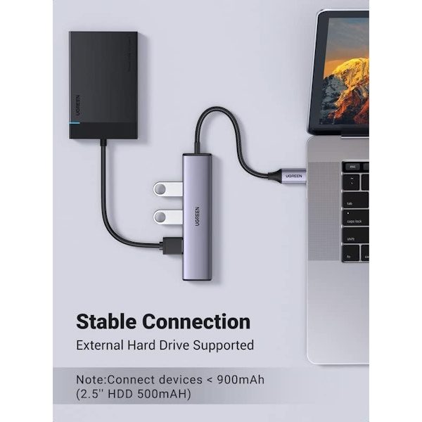 هاب 4 پورت USB-C یوگرین مدل CM473