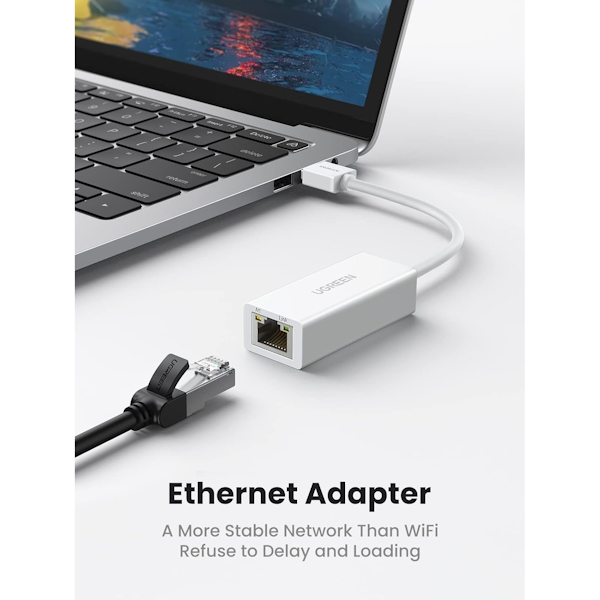 تبدیل USB 2.0 به Ethernet یوگرین مدل CR110 کد 20253
