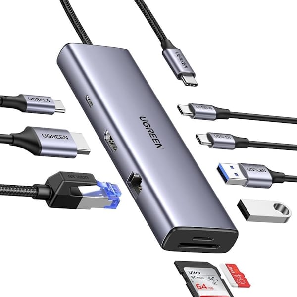 هاب 9 پورت USB-C یوگرین مدل CM498