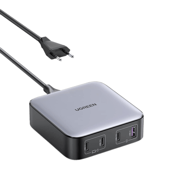 شارژر رومیزی 100 وات Nexode با 3 پورت USB-C و 1 پورت USB-A یوگرین مدل CD328 کد 90928