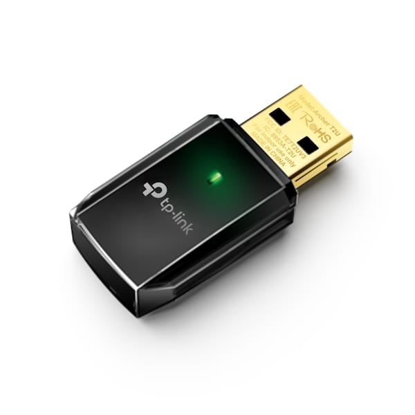 کارت شبکه USB دو بانده بی سیم AC600 تی پی لینک مدل Archer T2U