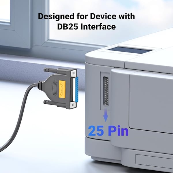 کابل USB2.0 به Paralell DB 25Pin (پرینتر) مدل US167 کد 20224