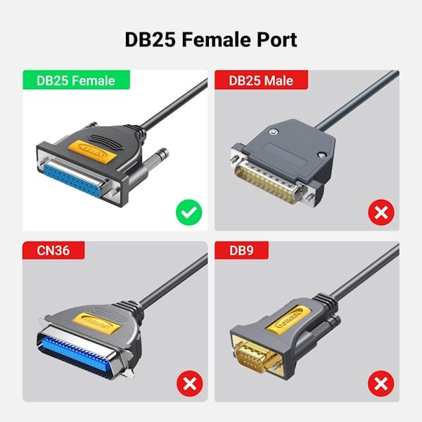 کابل USB2.0 به Paralell DB 25Pin (پرینتر) مدل US167 کد 20224