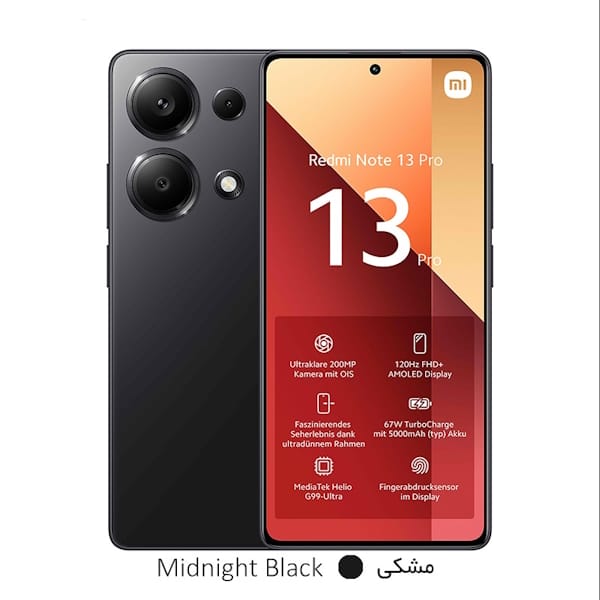 گوشی موبایل شیائومی مدل Redmi Note 13 Pro 4G