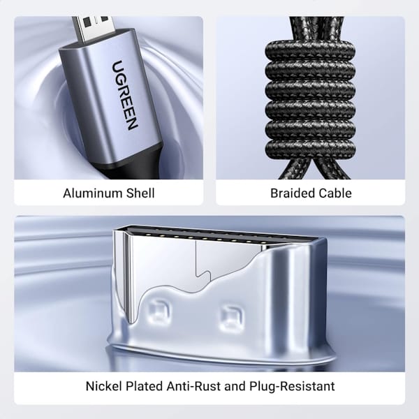 کابل تبدیل Micro HDMI به HDMI یوگرین مدل HD164 کد 15516