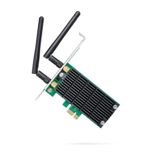 کارت شبکه PCI Express بی سیم دو بانده AC1200 تی پی لینک مدل Archer T4E