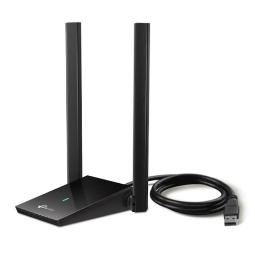 کارت شبکه USB بی سیم Wi-Fi 6 دوبانده AX1800 تی پی لینک مدل Archer TX20U