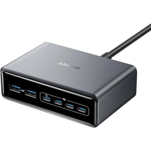 شارژر رومیزی 200 وات با 4 پورت USB-C و 2 پورت USB-A انکر مدل ‌A2683