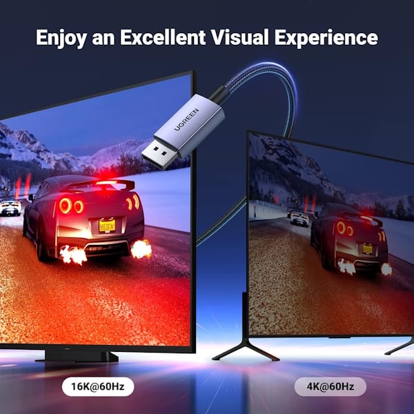 کابل DisplayPort 2.1 Male یوگرین مدل DP118