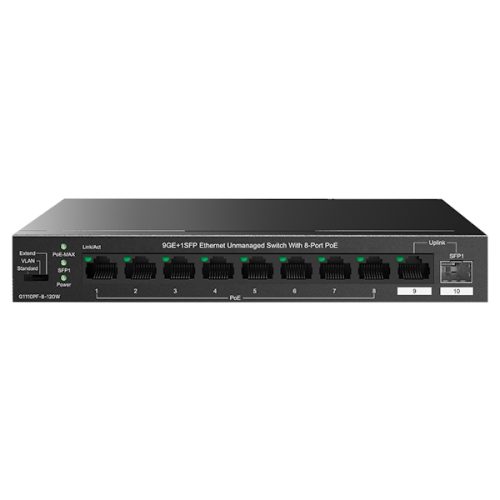 سوئیچ شبکه 9 پورت تندا مدل TEG1110PF-8-120W